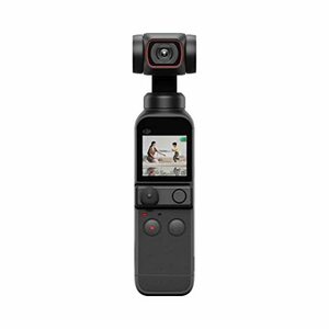 【国内正規品】 DJI POCKET 2 黒 ポケットサイズ VLOGカメラ 3軸ジンバル 3(中古品)