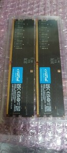 crucial CT2K32G48C40U5 DDR5 4800 64GB 32gb2枚