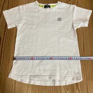 BBDL ベビードール　半袖Tシャツ バッグロゴパープル　ホワイト130