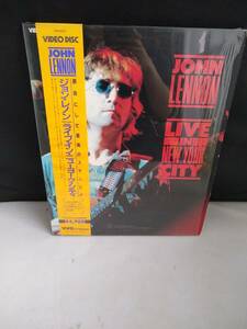 R5095　VHD・ビデオディスク　ジョン・レノン / ライブ・イン・ニューヨーク・シティ