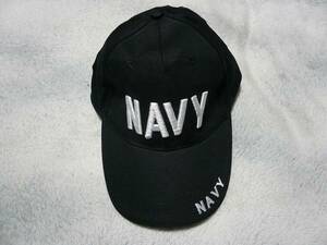 新品★NAVYキャップ（黒/Fサイズ）★海軍SEALS海兵戦艦戦闘帽子海上自衛隊