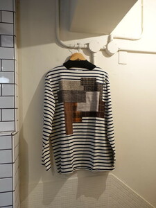 eYe COMME des GARCONS JUNYA WATANABE MAN ボーダー　ロングTシャツ　カットソー　パッチワーク　未使用　WH-T904　21AW　2021AW