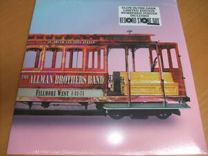 新品 THE ALLMAN BROTHERS BAND FILLMORE WEST 1-31-71 2020 RECORD STORE DAY RSD限定盤 オールマン・ブラザーズ・バンド フィルモア