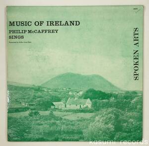 【US盤LP】PHILIP McCAFFREY/MUSIC OF IRELAND(並良品,アイルランド民謡,Fiddle,SPOKEN ARTS)