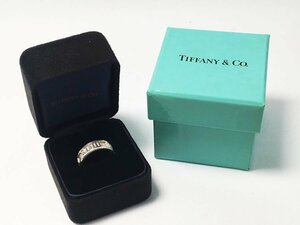 TIFFANY&Co. ティファニー ATLAS アトラス リング 指輪 アクセサリー 約9号 刻印「925」シルバー 重量約5ｇ 箱・ケース付