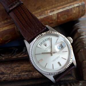 ロレックス 1803 デイデイト 1965年 750WG メンズ 腕時計 ROLEX アンティーク OH済1年保証