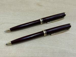 【23687】MONTBLANC モンブラン ジェネレーション ツイスト式 ボールペン シャープペンシル ボルドー GENERATION シャーペン