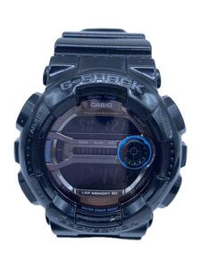 CASIO◆クォーツ腕時計・G-SHOCK/デジタル/ラバー/BLK/CRM