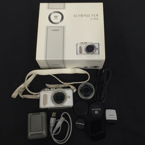 1円 OLYMPUS PEN E-PL8 M.ZUIKO DIGITAL 14-42mm 1:3.5-5.6 ミラーレス一眼 デジタルカメラ C111428