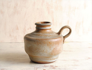 ドイツから ヴィンテージ 陶器の花瓶 花器 Art pottery フラワーポット 一輪挿し フラワーベース ミッドセンチュリー アンティーク_ig3687