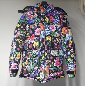 21SS 新品同様 GUCCI × THE NORTH FACE グッチ ノースフェイス フローラル柄 ダウンジャケット 648858 花柄 メンズ レディース M