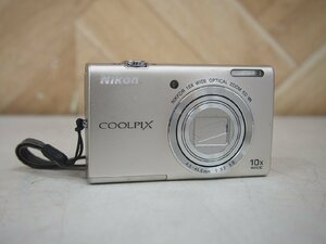 ☆【2R0417-18】 Nikon ニコン コンパクトデジタルカメラ S6200 COOLPIX 10×WIDE 4.5-45.0mm 1:3.2-5.8 ジャンク