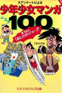 ◇大アンケートによる少年少女マンガ ベスト１００ ／ 文春文庫ビジュアル版◇１９９２年発行