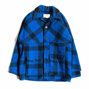 【雰囲気抜群/USA製】FILSON【ダブルマッキーノクルーザージャケット】44 ブルー チェック フィルソン 2401509