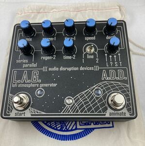 A.D.D. L.A.G. V2 Lo-Fi Atmosphere Generator ディレイ