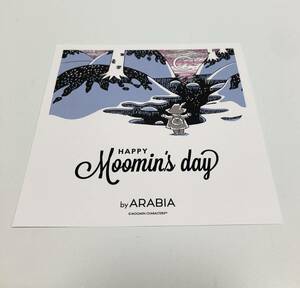 新品 2021 ムーミンの日 ムーミン アラビア ポストカード Moomins Day 2021