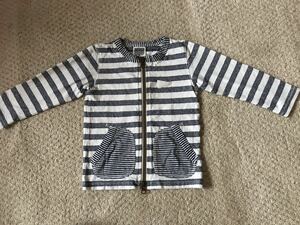 【F.O.KIDS エフオーキッズ】ジップアップ カーディガン 90サイズ