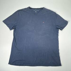 XL トミーヒルフィガー TOMMY HILFIGER Tシャツ くすみブルー 半袖 リユース ultramto ts1364