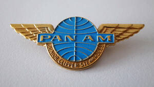 PAN AM パンナム パンアメリカン航空 PAA　1960年代 キッズ用ウィングバッジ／スチュワーデス 50