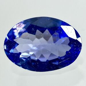 (天然タンザナイト0.634ct) a 約6.8×4.8mm ルース 裸石 tanzanite ゾイサイト 宝石 ジュエリー s