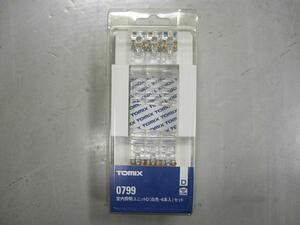 TOMIX 0799 室内照明ユニットDセット(白色・6本入)セット