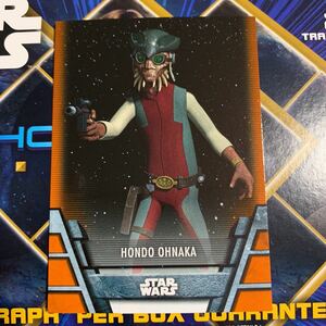 2020 topps スターウォーズ holocron hondo ohnaka /99