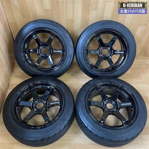 希少サイズ! RAYS VOLK RACING TE37 SONIC 16インチ 7.5J +30 4H 100 & アクセレラ 651 205/50R16 81W 4本 NB ND ロードスター 等 ▼004