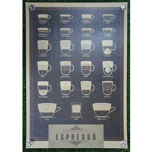 新品★インテリア雑貨★【ポスター】Espresso／エスプレッソ　Coffee