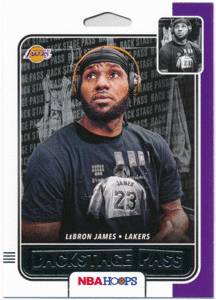 LeBron James NBA 2019-20 Panini Hoops Backstage Pass レブロン・ジェームス