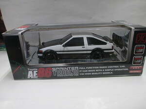 新品　1/24　トヨタ　AE86　スプリンタートレノ　ラジオコントロールカー　ラジコン　頭文字D　絶版