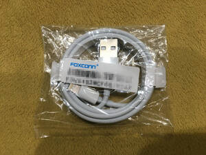 1) Apple 公式委託製造会社 Foxconn社 純正ライトニングケーブル Lightning cable 1m iPhone iPad USB充電ケーブル 1個 新品未使用