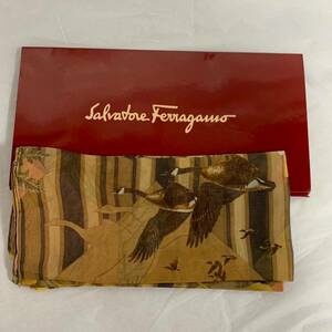 Ferragamo フェラガモ 縦長ストール スカーフ