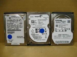 ▽HTS545016B9A300 160GB ST250LT003 MK2576GSX 250GB SATA 2.5型 HDD 中古