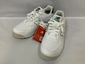 新品タグ付 New Balance Golf 574 UGS574J3 ゴルフシューズ スパイクレス 24.5cm 2E [4-35] 114/809D