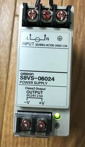 通電確認済　OMRON S8VS-06024 POWER SUPPLY