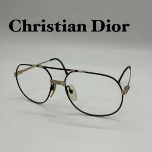 Christian Dior クリスチャンディオール メガネ フレーム レンズ なし 眼鏡 アイウェア ジャンク品 ヴィンテージ レトロ YBX026