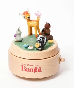 Wonderful life 台湾限定 ディズニー　バンビの原木製オルゴール