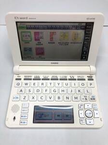 CASIO カシオ エクスワード EX-word 電子辞書 XD-U4700 ホワイト 高校生モデル 大学受験対応 タッチペン無し 24032501i1