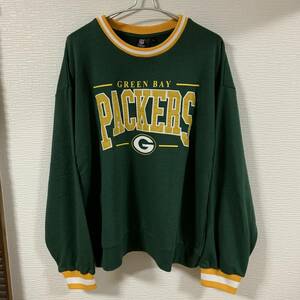 GB GREEN BAY PACKERS (グリーンベイ・パッカーズ) - NFL スウェット シャツ トレーナー Lサイズ 男女兼用 アメフト (タグ付き新品未使用)