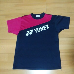 ヨネックス　半袖　紺・ピンク　サイズ：Ｓ　YONEX　日本製