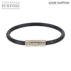 ルイ ヴィトン LOUIS VUITTON ダミエ グラフィット ブラスレ キープイット ブレスレット バングル M6140E Brassle Keep It 90232138