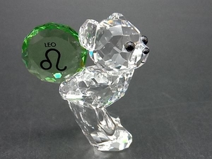 SWAROVSKI フィギュリン 5396280 星座シリーズ しし座 LEO クマ 箱付