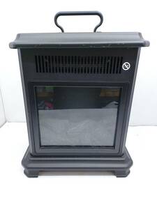 送料無料h56545 QVCジャパン 電気温風機 癒される炎 暖炉型 ヒーター コンパクト CFS-40209-01 暖房器具 小型家電 訳あり