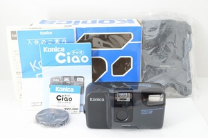 【アルプスカメラ】美品 Konica コニカ Ciao 35mmコンパクトフィルムカメラ 元箱付 230405k