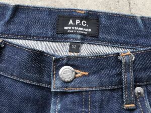 APC [NEW STANDARD] W32 アーペーセー メンズ ジーンズ セルビッチ デニムパンツ 赤耳 インディゴ