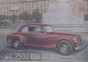 ALFA ROMEO 6C 2500 GRAN TURISMO セールスカタログ