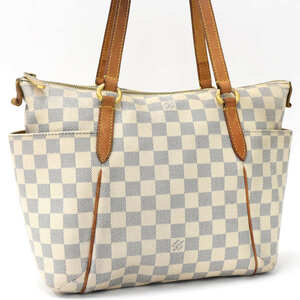 1点限定 ルイヴィトン トータリーPM トート ショルダーバッグ N51261 ダミエアズール ホワイト系 LOUIS VUITTON Totally