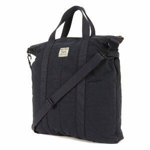 Nigel Cabourn ナイジェルケーボン バッグ ハーフテックス ヘルメットバッグ AIR FORCE BAG HALFTEX ネイビー 紺 カバン