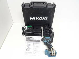 HE-526◆HiKOKI 36V コードレスインパクトドライバ WH36DC 2XPSZ(CB) 中古品