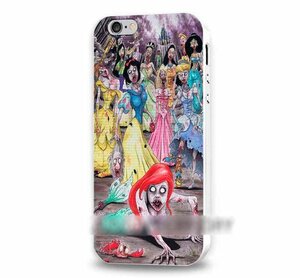 iPod touch 5 6ゾンビ プリンセス姫 ホラーケース保護フィルム付
